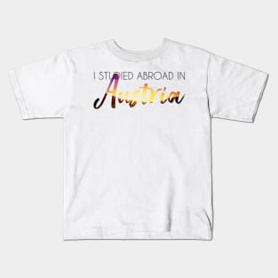 I Studied Abroad in Austria Kids T-Shirt